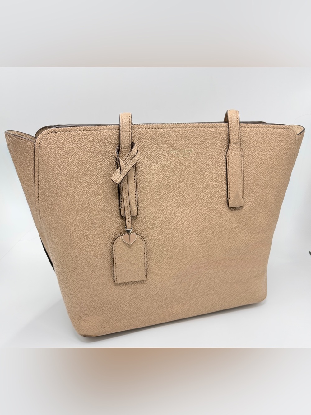 Kate Spade Medium Tote, Tan Pebbled Leather